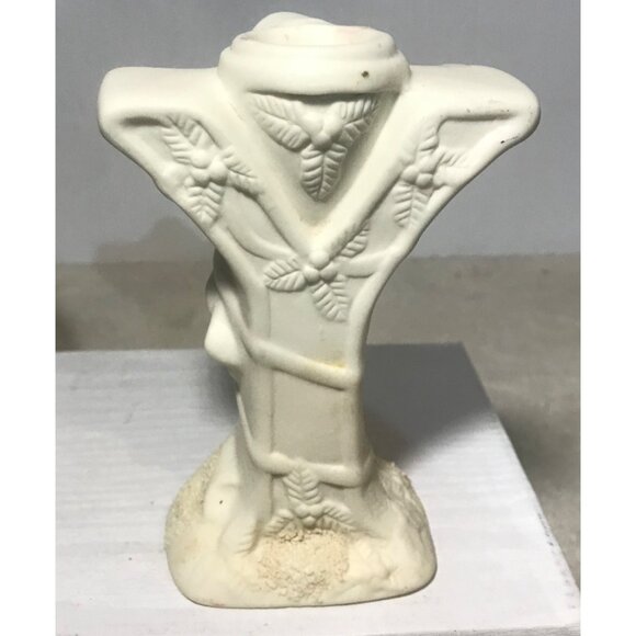 JOY Candle Holders Set Of 3 Angel Cherub Bisque - Picture 11 of 16